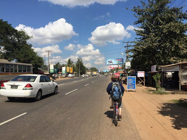 Fahrradfahren in Myanmar