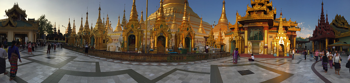 Shwedagon Pagode in Rangun - Alles über die Stupa, Gold & Glocke