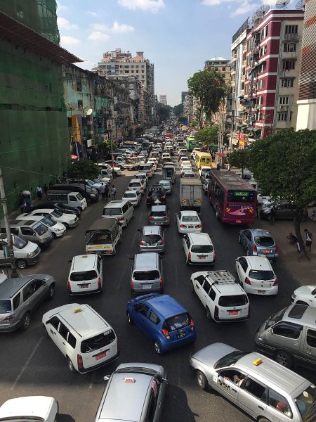 Rush-Hour on Yangon