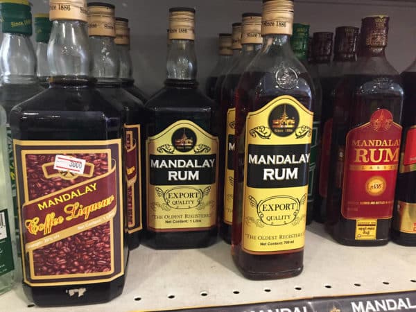Rum aus Mayanmr - es gibt mehrere Marken!