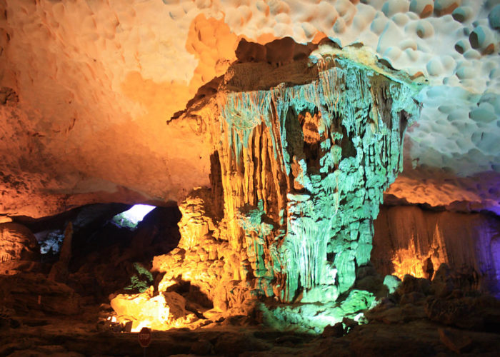 Tropfsteinhöhle im Vietnam.