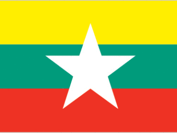 Wie sieht die Flagge von Myanmar aus?