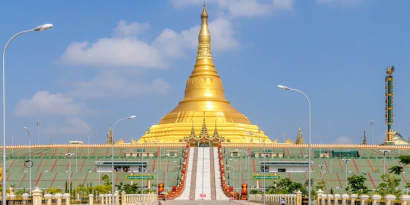 Die Uppatasanti Pagoda in der Hauptstadt Naypyidaw