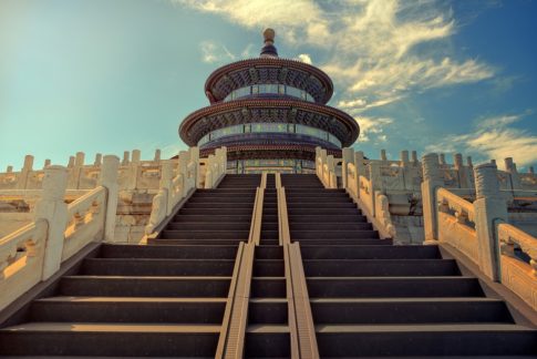 Himmelsaltar (Temple of Heaven) in Peking